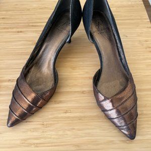 Gold and Bronze Adrianna Papell Womans Shoes